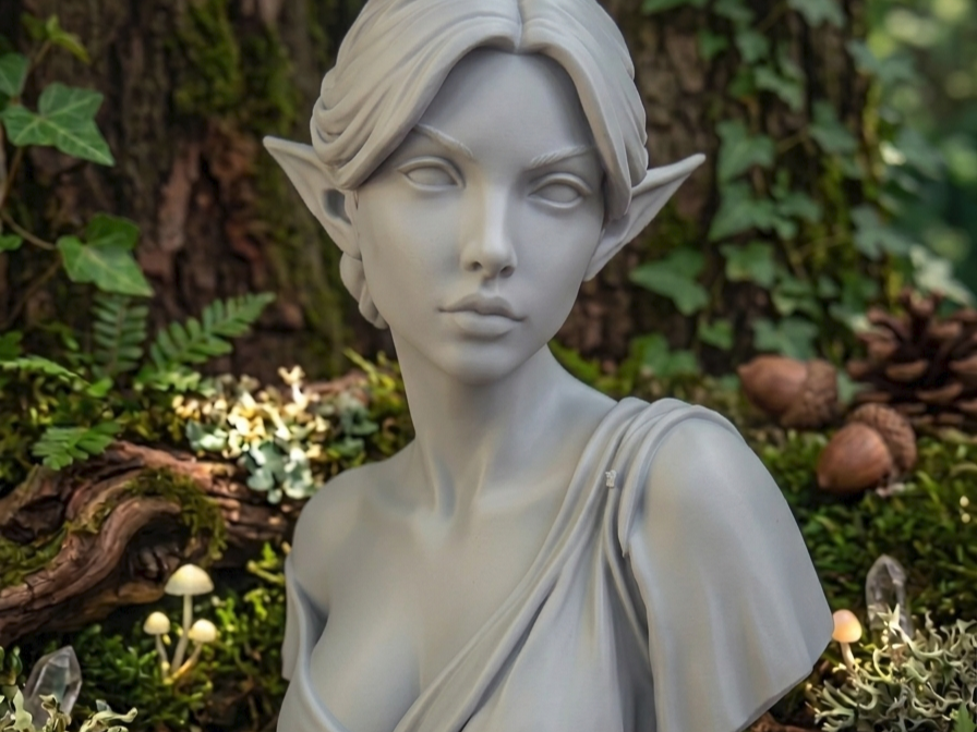 Driade – Ninfa dei Boschi - Busto Mitologico