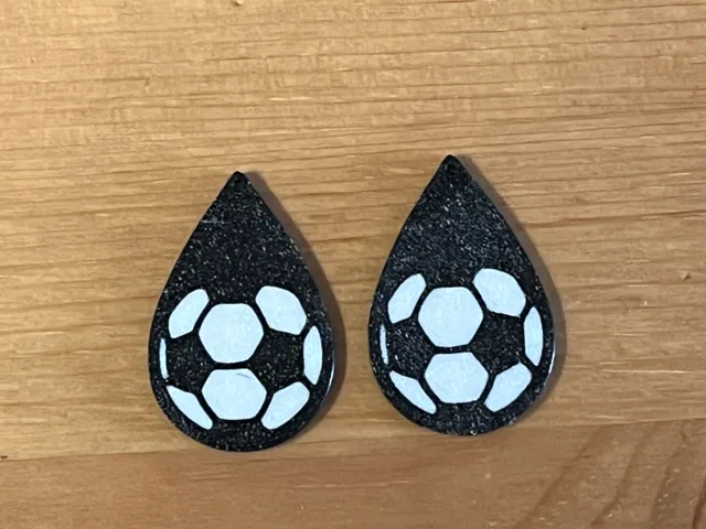 football earrings