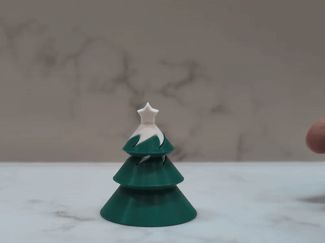 Mini Christmas Tree Passthrough With Star