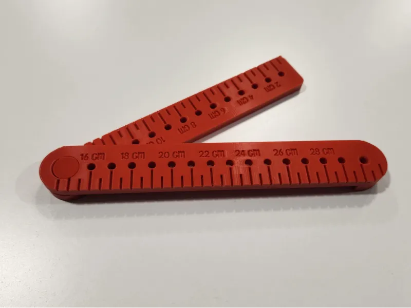 Folding Metric Ruler (and Compass/Protractor/etc)