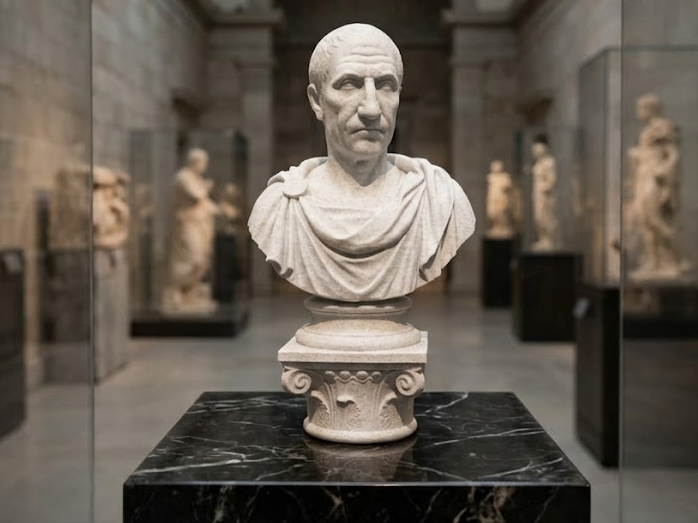 Giulio Cesare su Busto