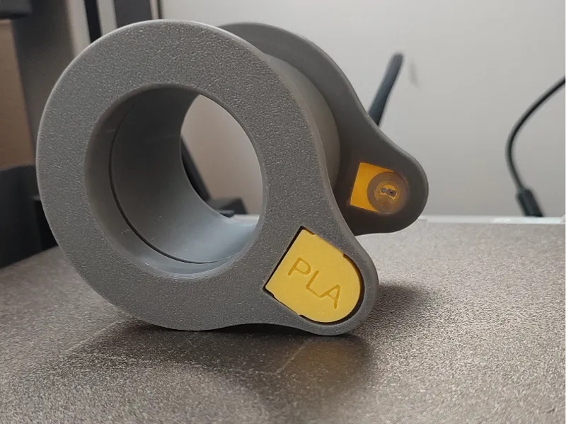 Filament Spool Adapter With Rfid Holder