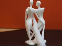 Sculpture abstraite romantique — photo 3