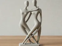 Sculpture abstraite romantique — photo 1