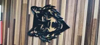 Loup en colère — art mural 2D — photo 2