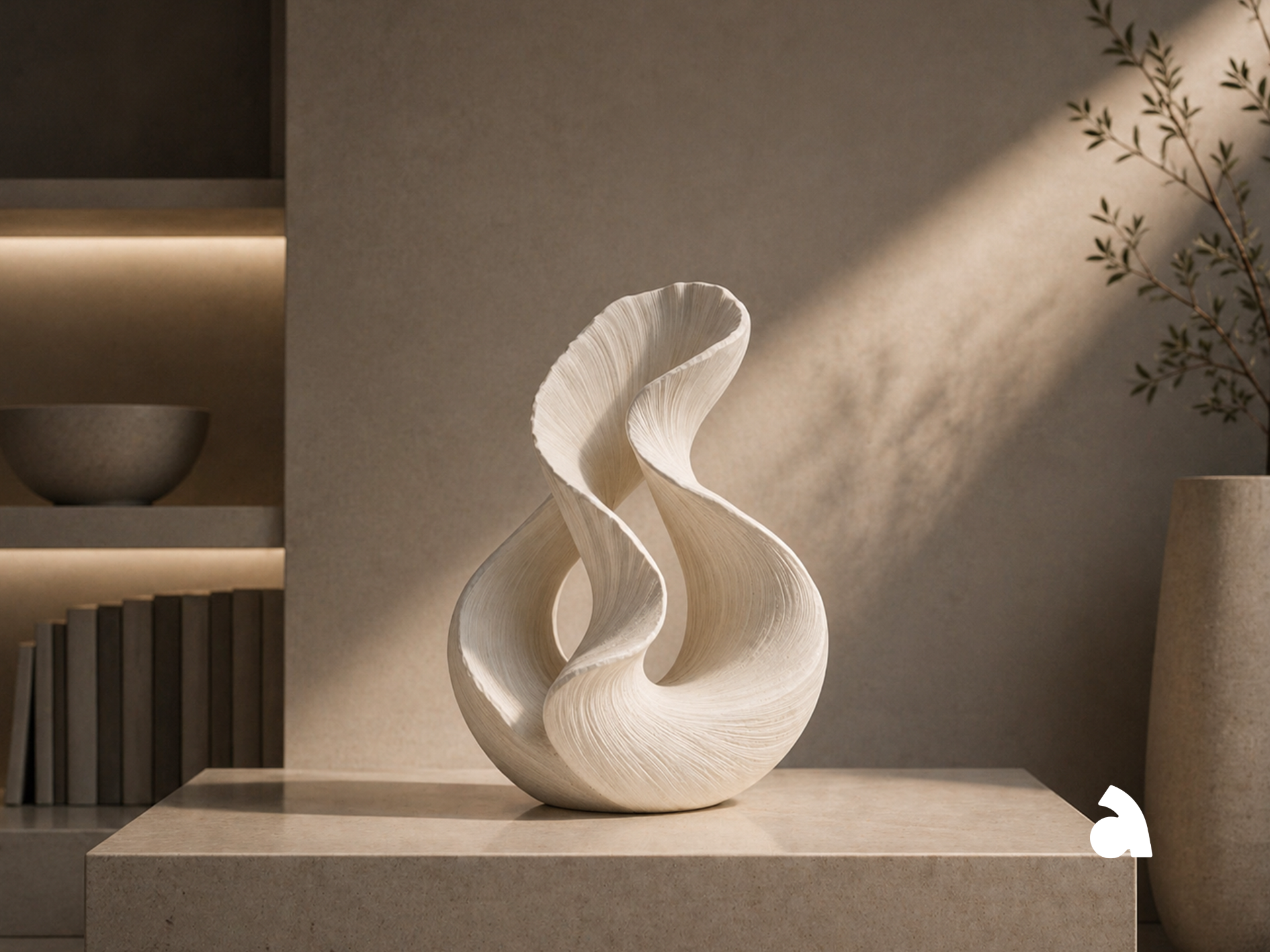 Twin Flow - Sculptural Decor