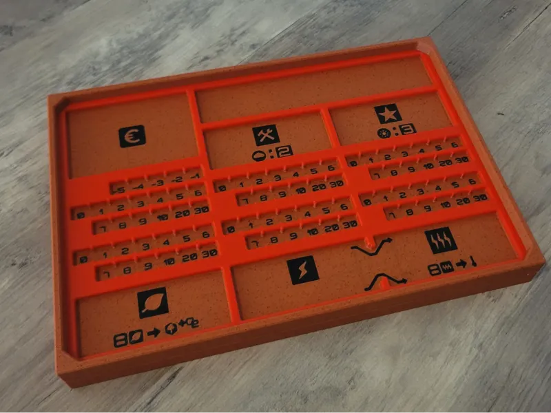 Terraforming Mars Player Tray