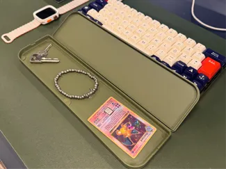 60% keyboard wrist rest with storage