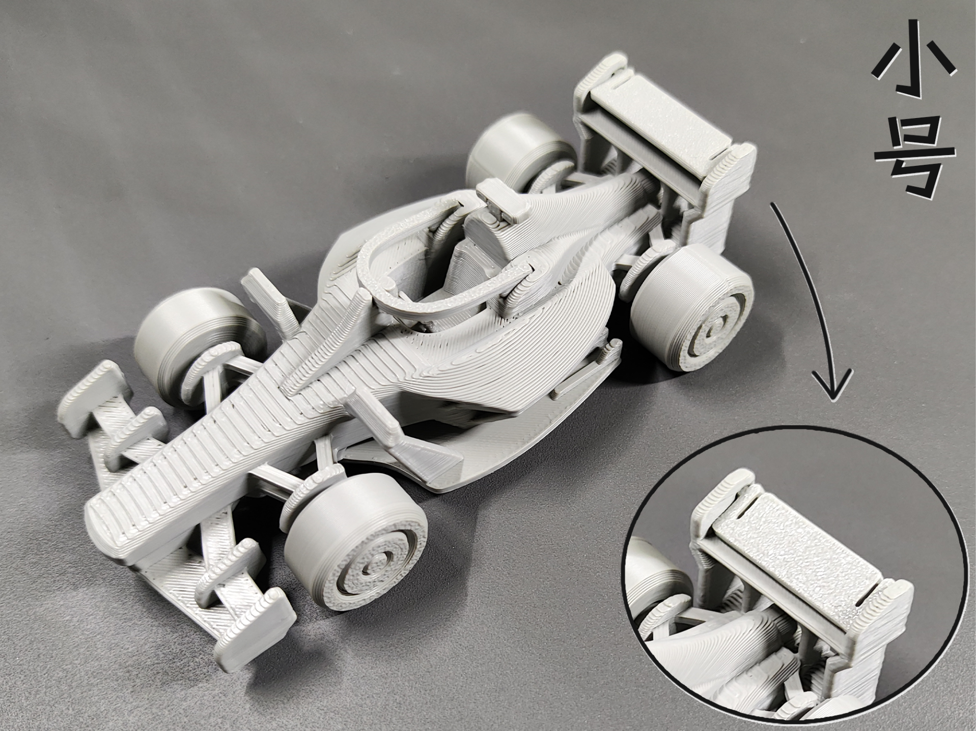 Miniatura 1 do modelo 3D F1，方程式赛车（无需五金件）