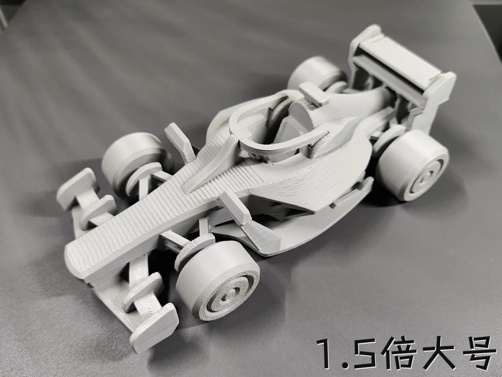 F1, Formula One Racing Car (No hardware needed) - Free 3D Print