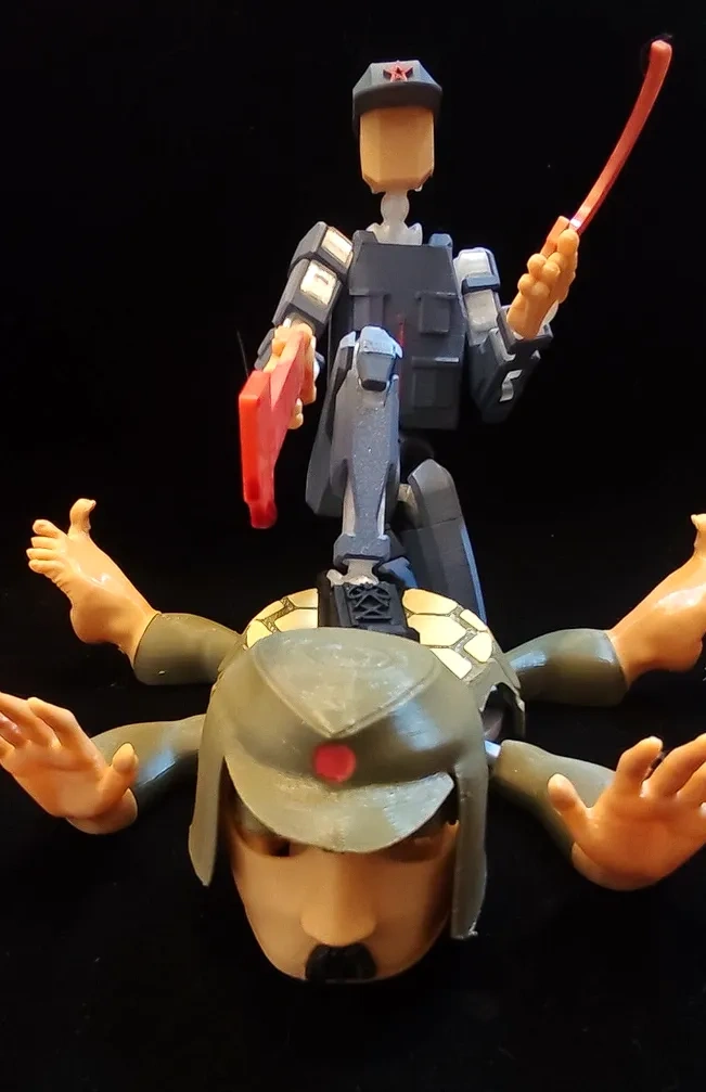 Miniatura 3 do modelo 3D 举起手来！之乌龟杯垫全文件！ 拆件免ams多色版本！