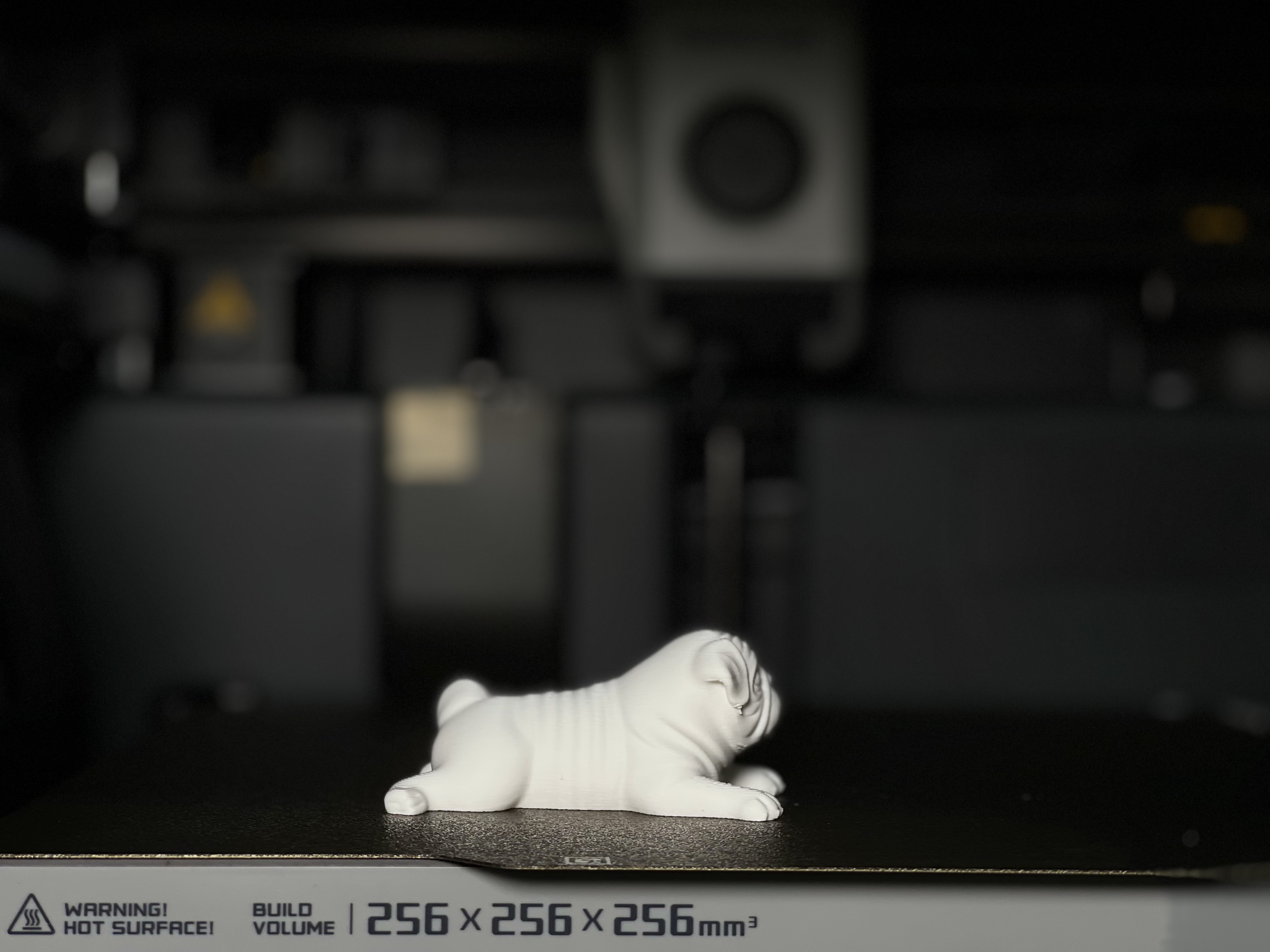 Miniatura 1 do modelo 3D 八哥犬  创意装饰模型