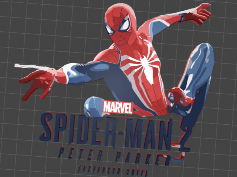 Spiderman keychain