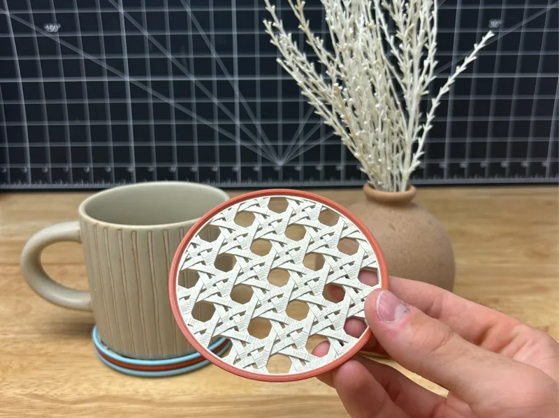 Rattan Coaster