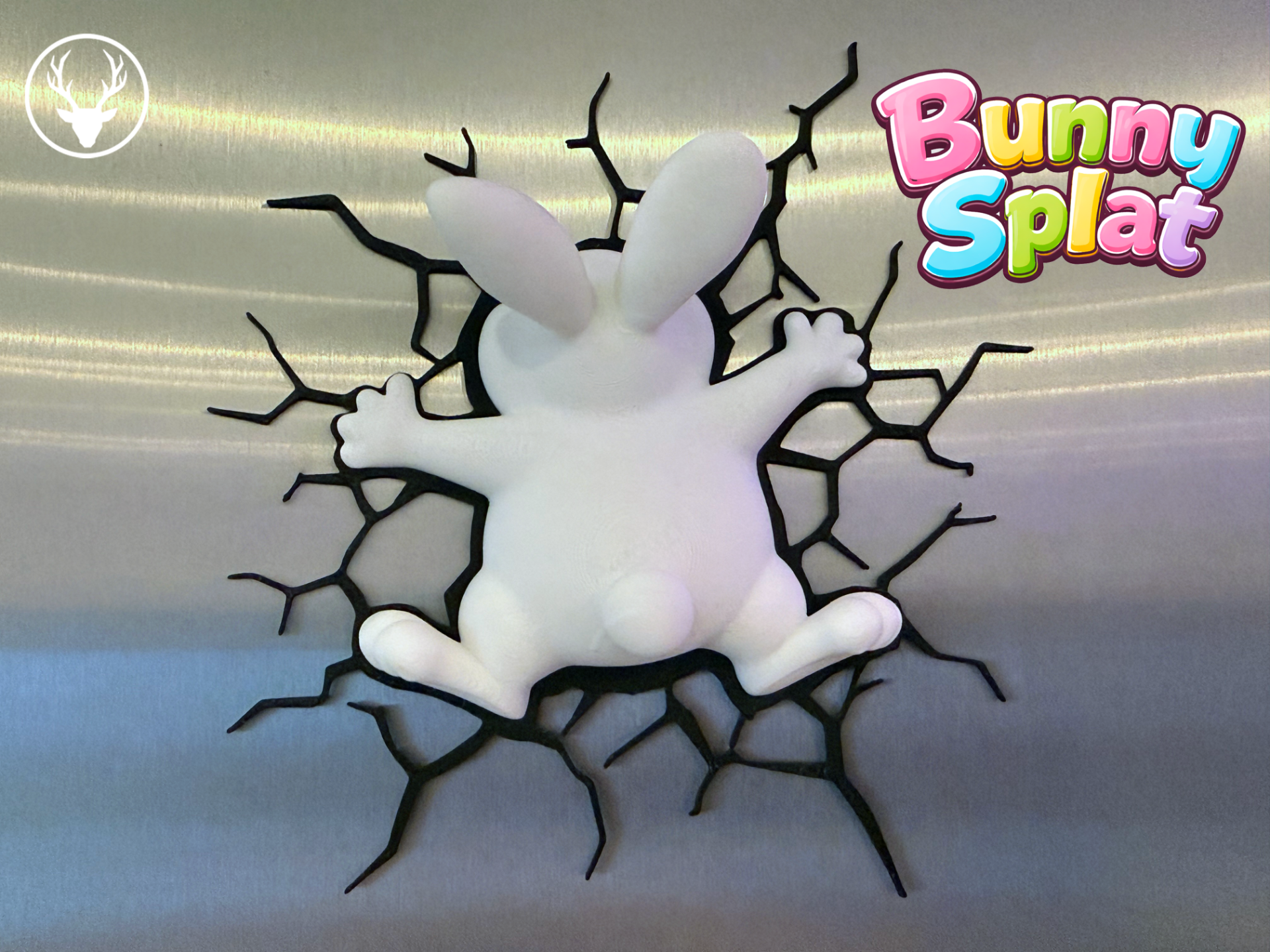 Bunny Splat! - Fridge Magnet