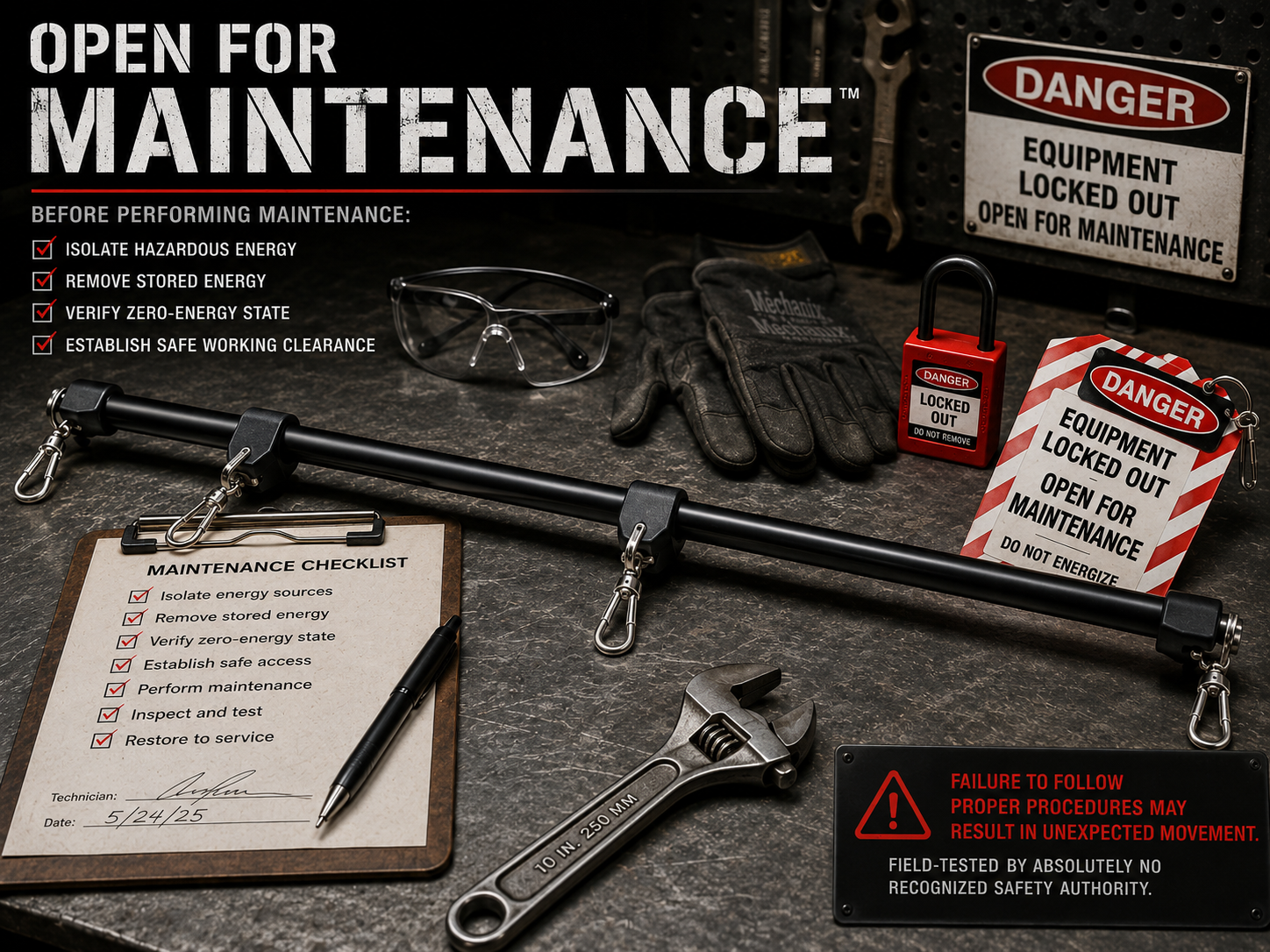 Open for Maintenance – BSDM Spreader Bar