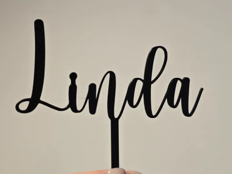 Cake Topper Tortenaufsatz Linda