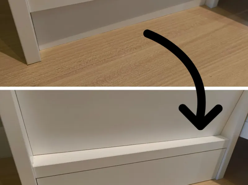 IKEA Billy - Supporti per modifica battitacco