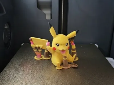 Pikachu Waving–Keychain ( AND NO AMS )