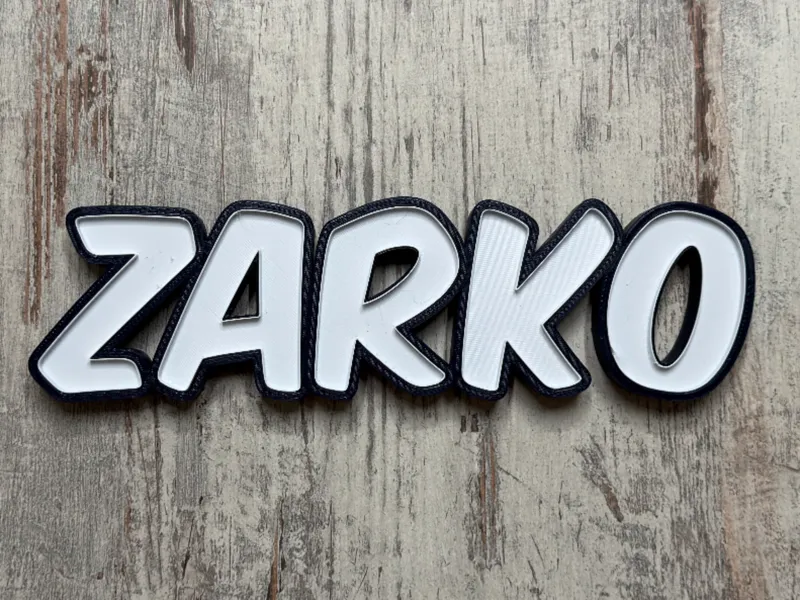 Zarko - LED Namenlampe