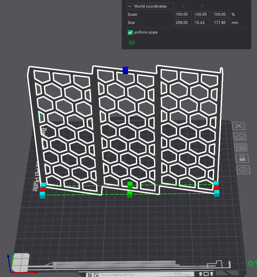 Miniatura 1 do modelo 3D Customizable Slab riser for card display