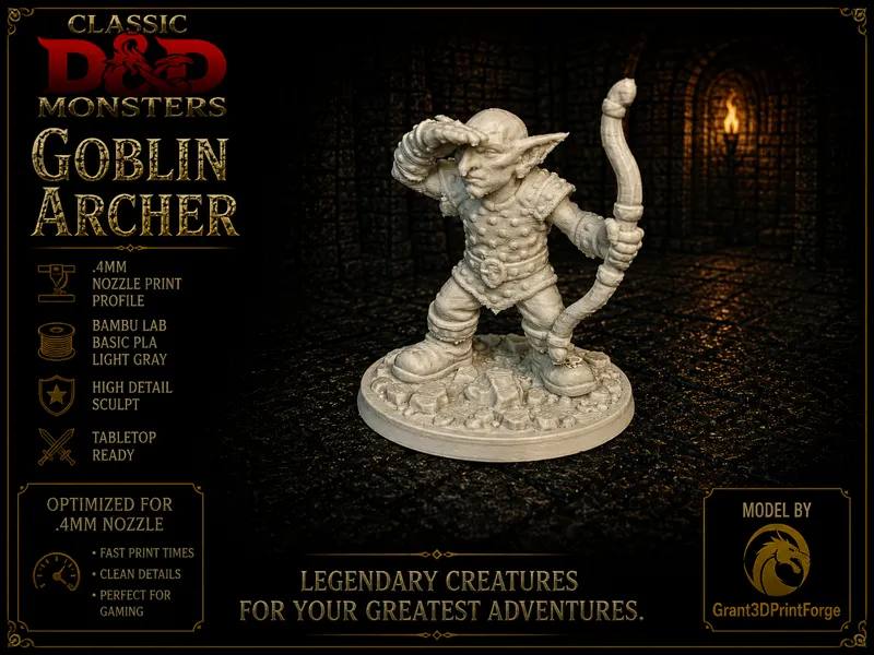 Goblin Archer - Classic D&D Monsters