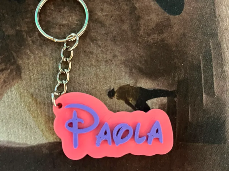 Llavero con el nombre de Paola