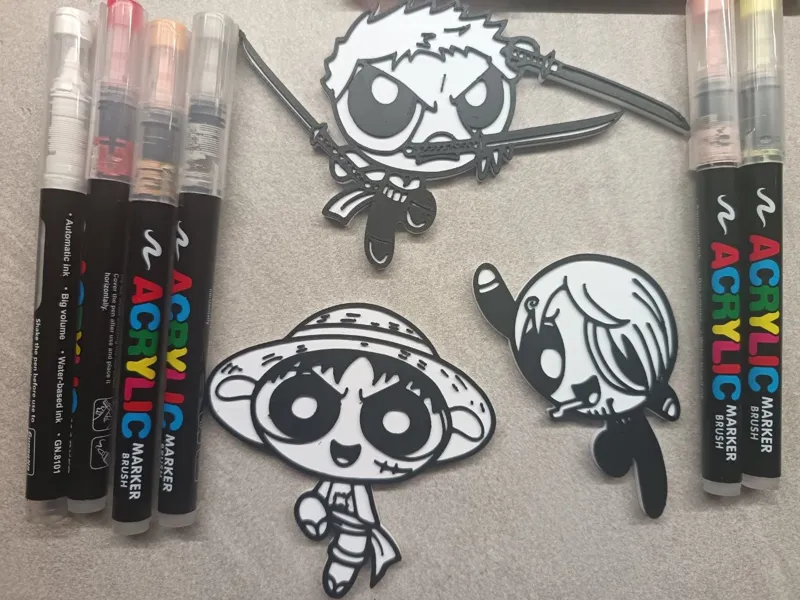 One Piece x Superchicche! Calamite da Colorare
