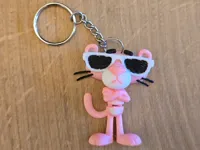 Pink panther keychain 0.2mm layer, 2 walls, 15% infill