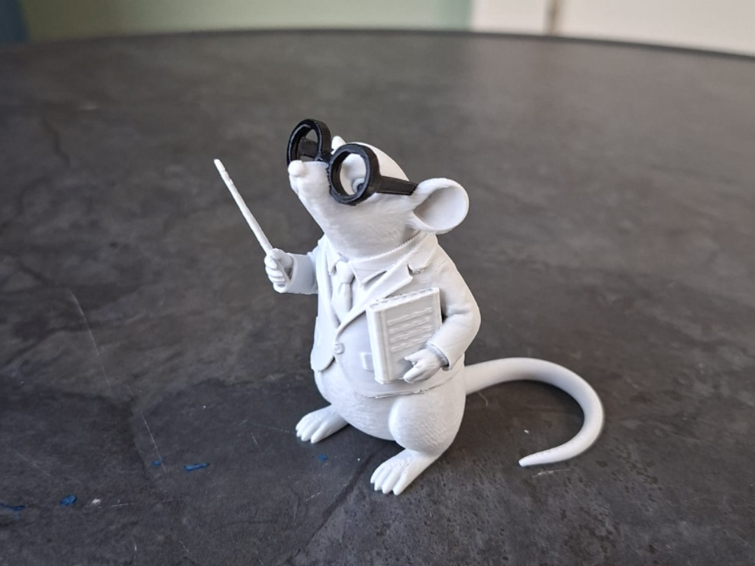 Professor Mouse – Tiny Scholar Desk Buddy