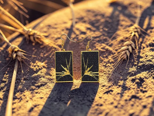 Wheat swell earrings