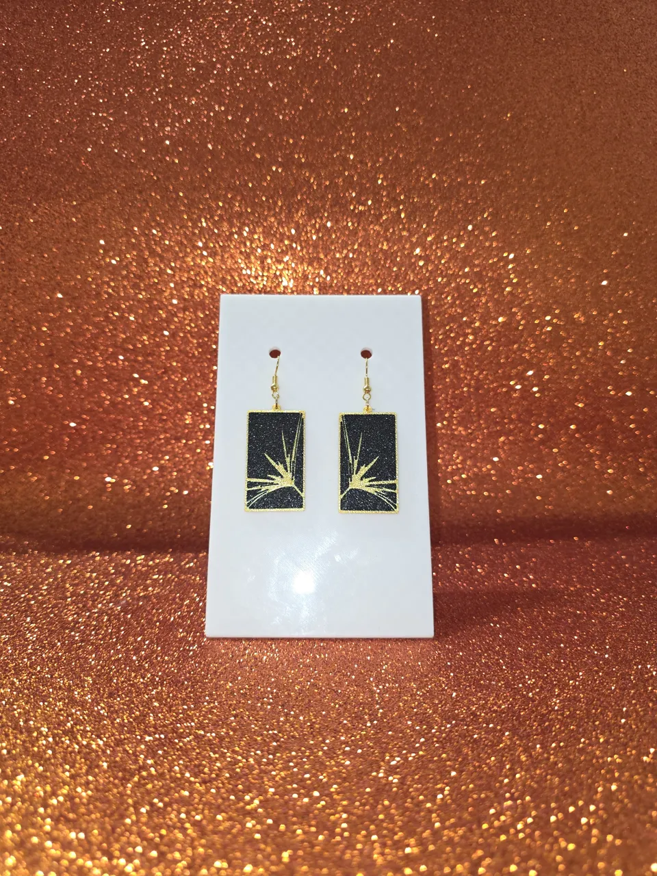 Wheat swell earrings view 2