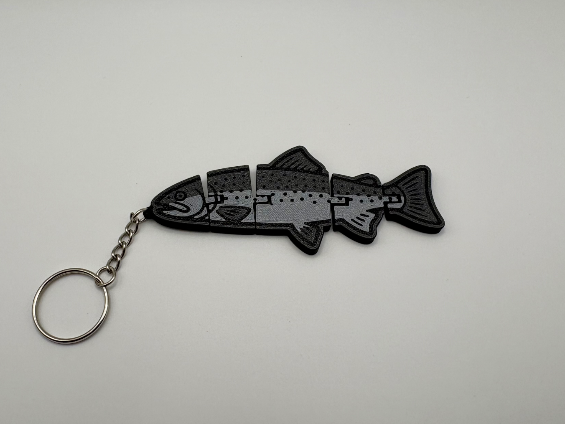 Speckled Trout Flexi Keychain