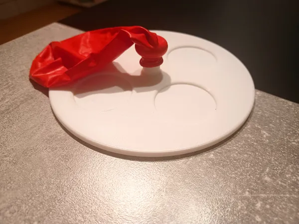 Disque volant à coussin d'air