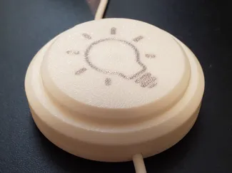 LED Lamp Kit 001 Round Switch with lightbulb icon
