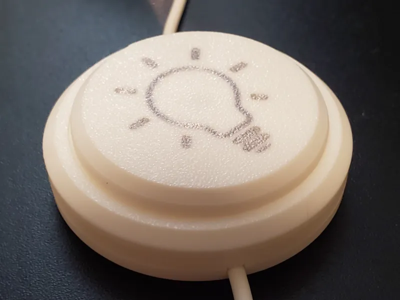 LED Lamp Kit 001 Round Switch with lightbulb icon