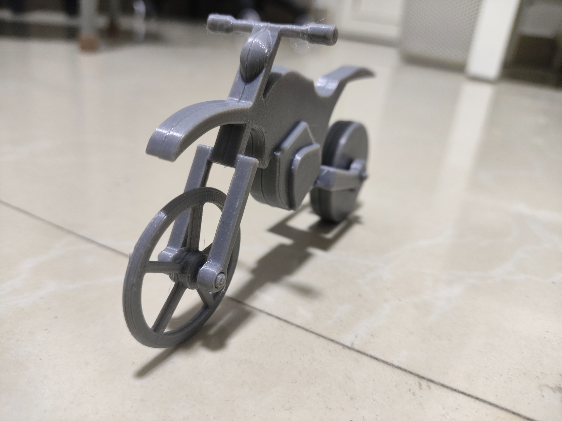 Miniatura 1 do modelo 3D 拉条摩托车