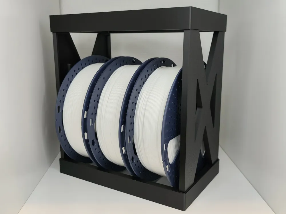 Modular Filament Spool Rack Stackable Storage - Free 3D Print Model ...