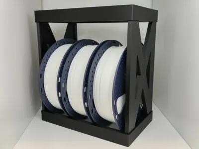 Modular Filament Spool Rack Stackable Storage - Free 3D Print Model ...