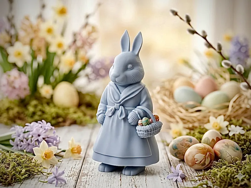 Easter Bunny with Basket