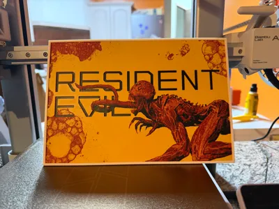HueForge Licker - Resident Evil ( Netflix Series ) 