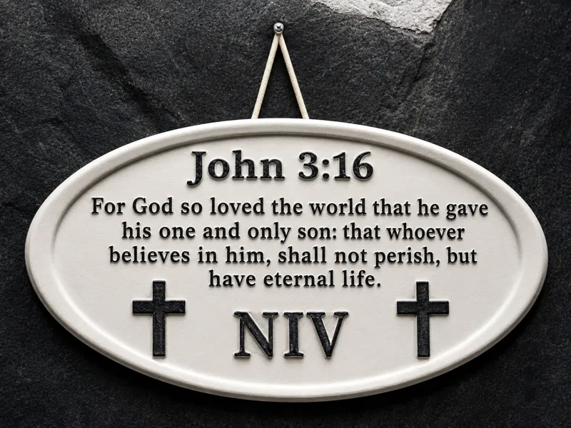 John 3:16 Wall Hanging