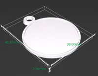 Large Circle 0.2mm nozzle, 0.1mm layer, 3 walls, 38% infill