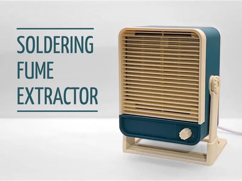 Soldering fume extractor – USB-C (open source)