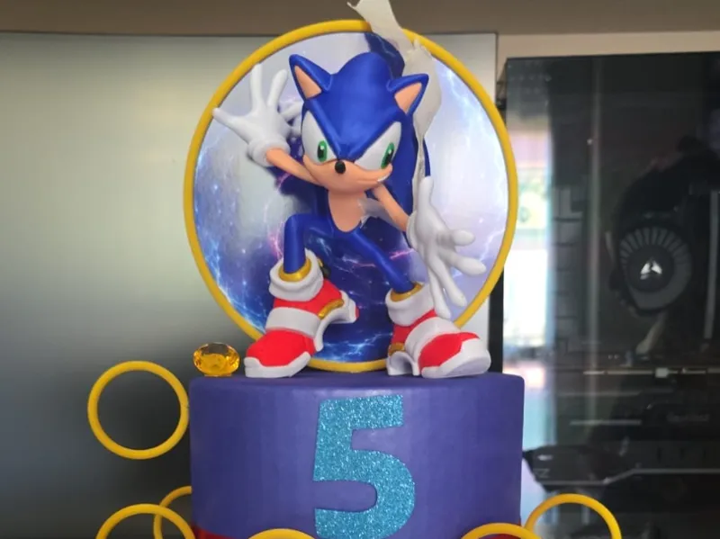 Sonic Portal Ring - Cake Topper