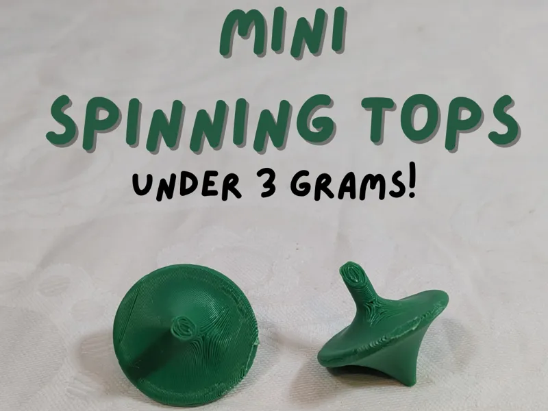 Miniature Spinning Tops