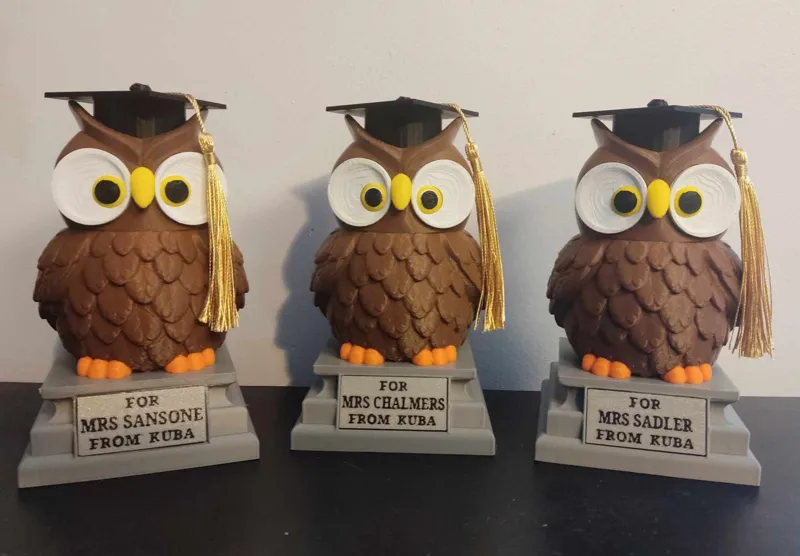 Teacher Appreciation / Graduation Owl Gift