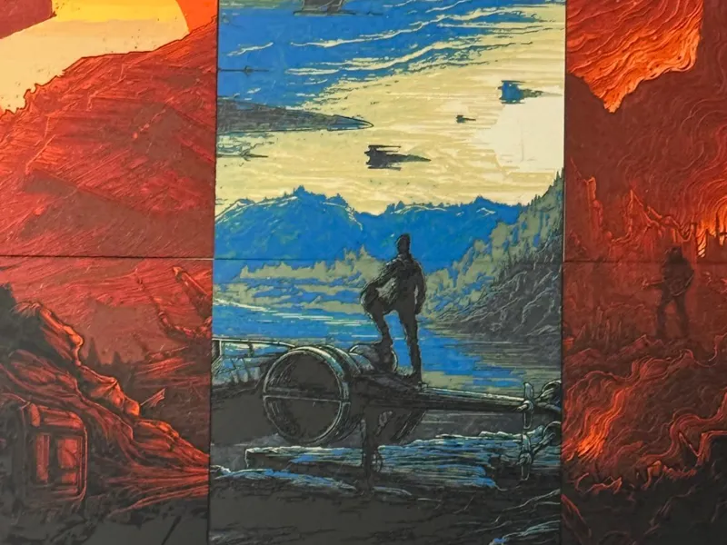Star Wars Mural New Trilogy Part 1