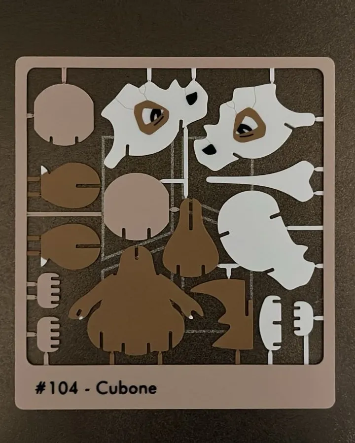 Pokemon #104 - Cubone Kit Card view 2