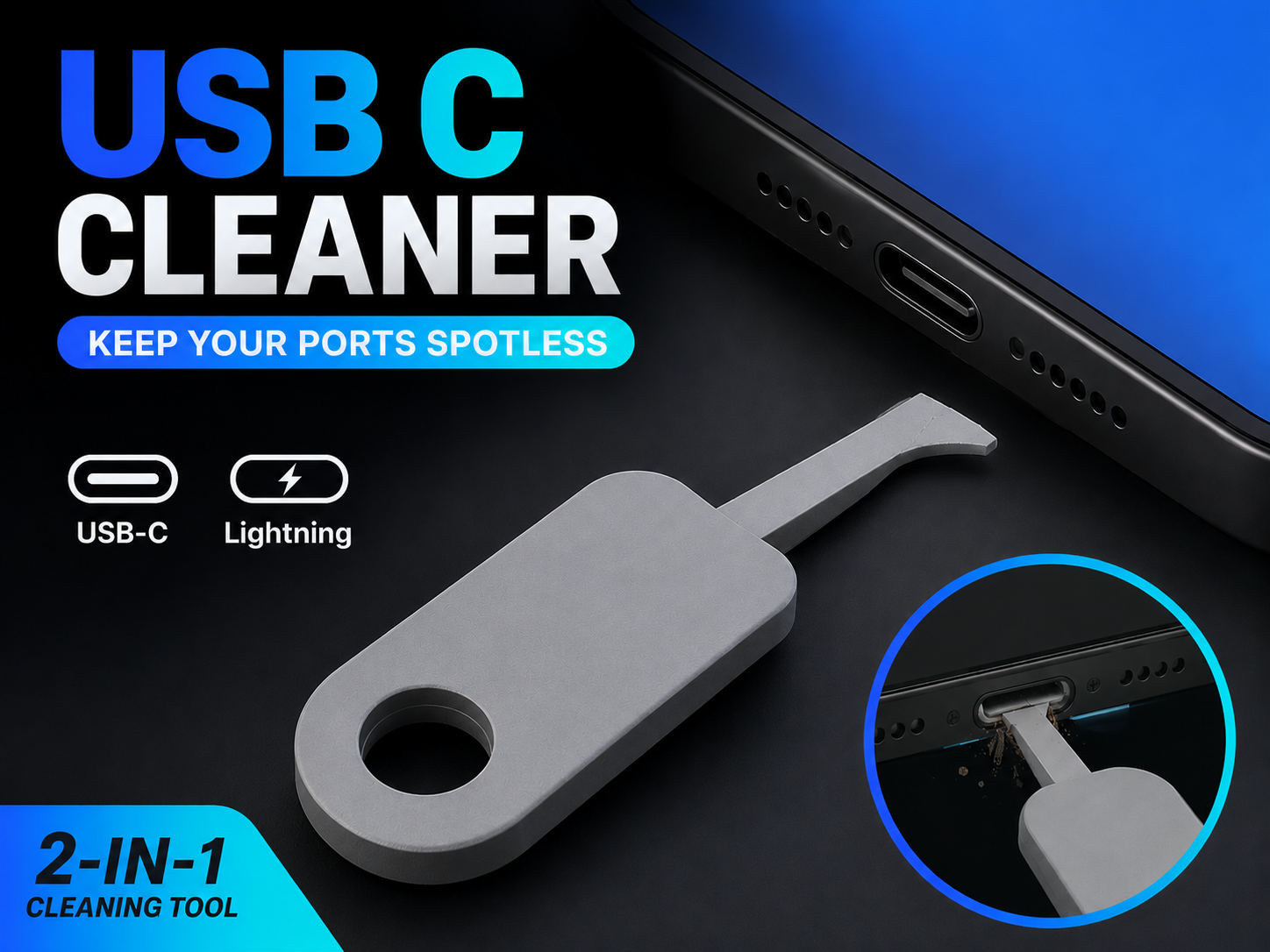 USB-C / Lightning Charging Port Cleaner